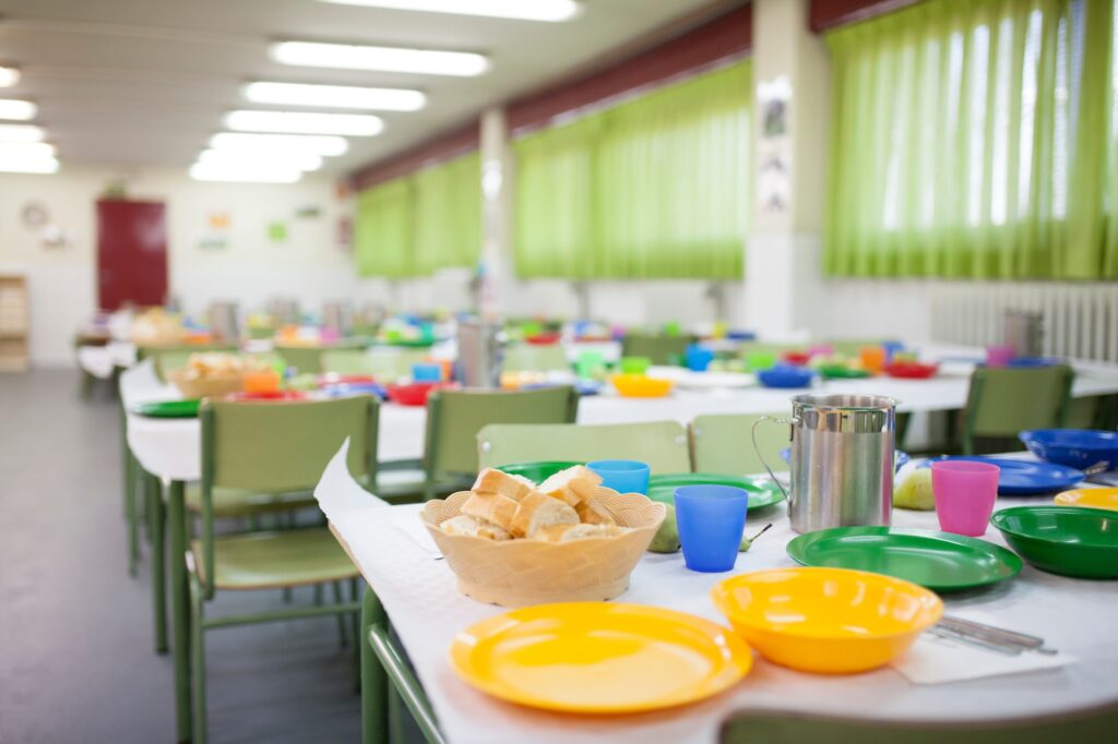 school dining room